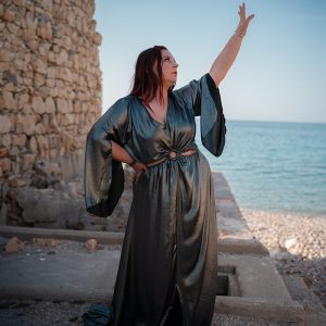 Μάξι φόρεμα αρχαίας Ελληνίδας